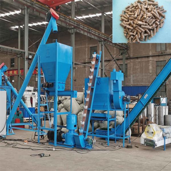 SGS Feed Pellet Production Line Animals 500-1000kg/H 17*5*5.5m