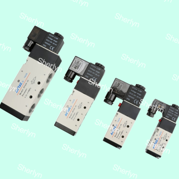AIRTAC Two Position Five Way Solenoid Valve 4V210/110/310/410-10/08/06-DC24V-AC220V