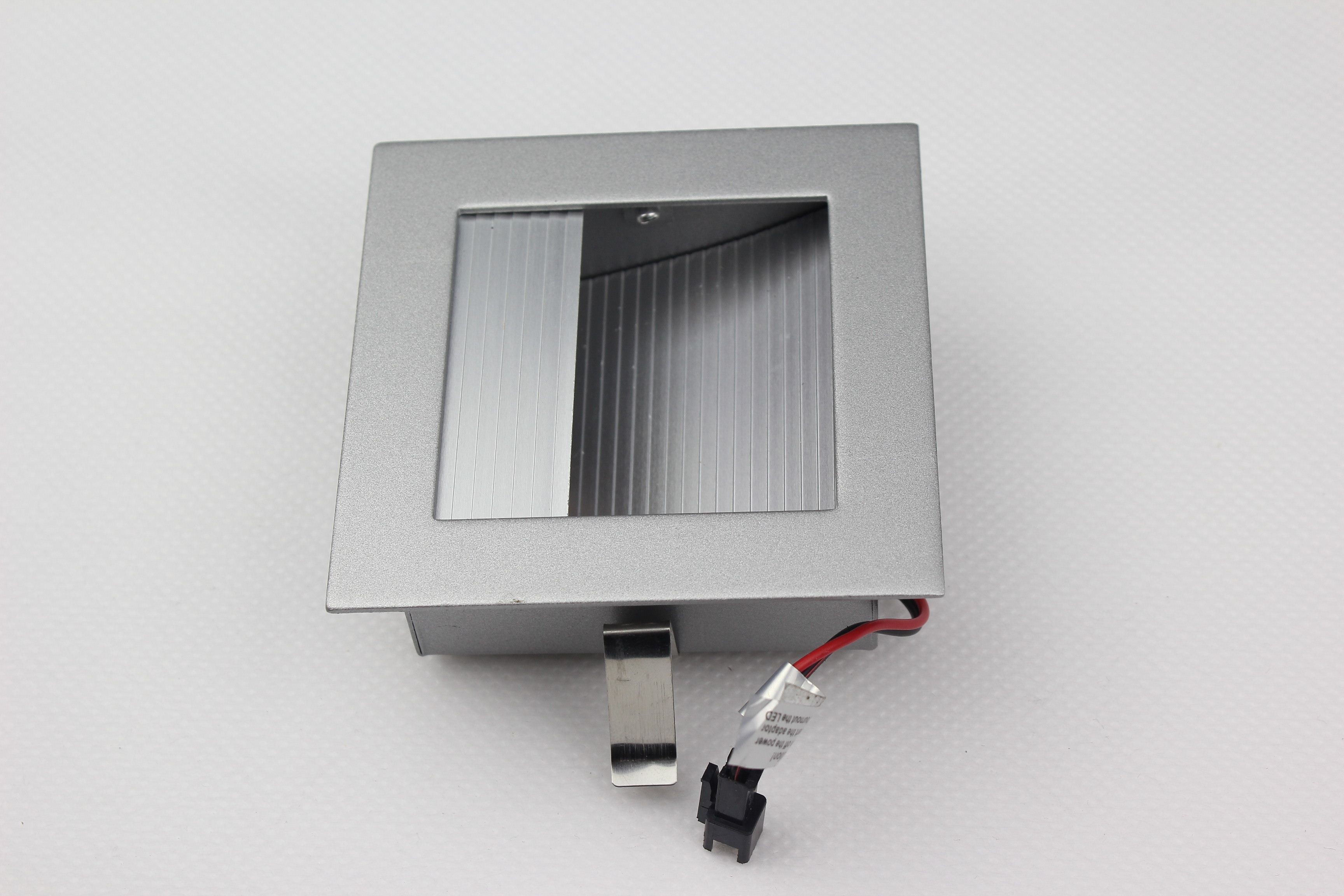 Stainless steel stair step Led footlight 50 / 60Hz with 30000hrs Long lifespan