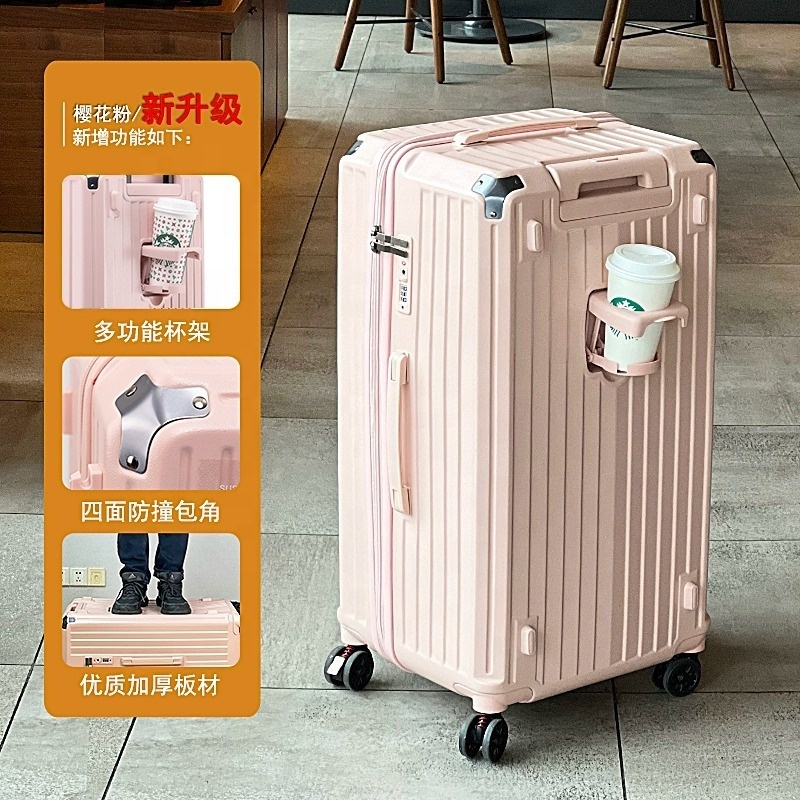 Custom Business Travel Luggage ABS PC Spot Products Aluminium Plastic