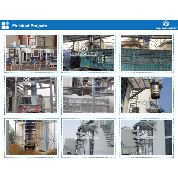 Powder Filling Telescopic Tube for Electric Driven Container Loading and Unloading