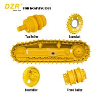 Conjunto completo de tren de tren para Komatsu D31 de todas las series de rodillos de pista superior para pedazos de repuesto