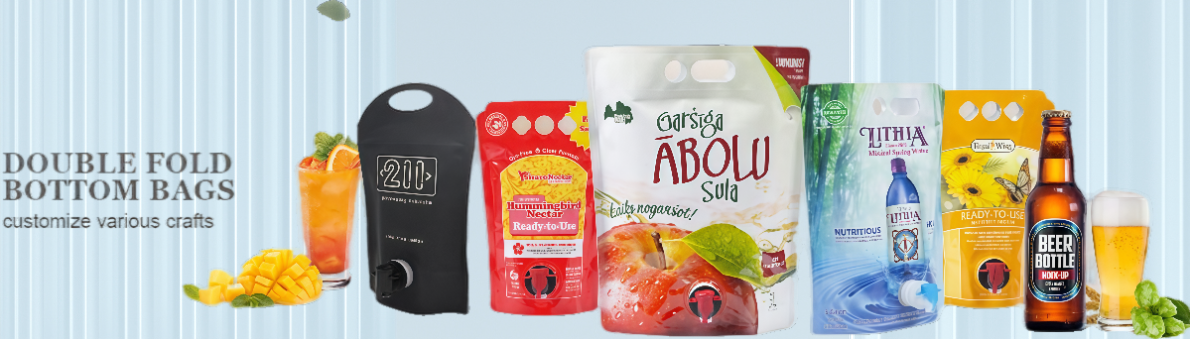 Aseptic Wine Juice Pouch Aluminum Foil Durable Wine Packaging