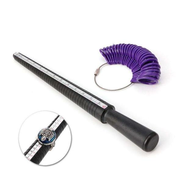 Ring Sizer EU US Finger Measurement Scales Kit Jewellery Tools