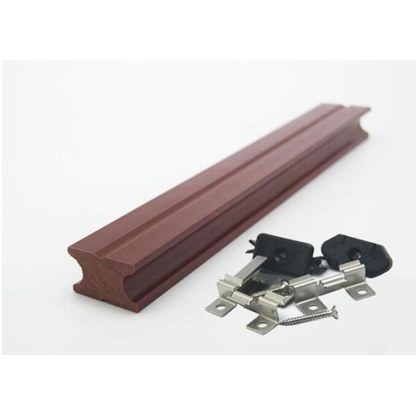 Plastic Accessory / Wood Plastic Composite Decking Board Light Weight
