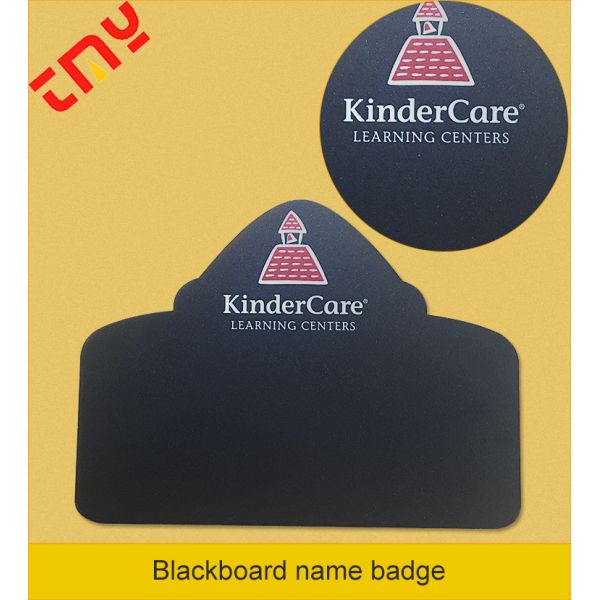 Wholesale Custom Design Logo White Reusable Magnetic Plastic Name Tag Badge