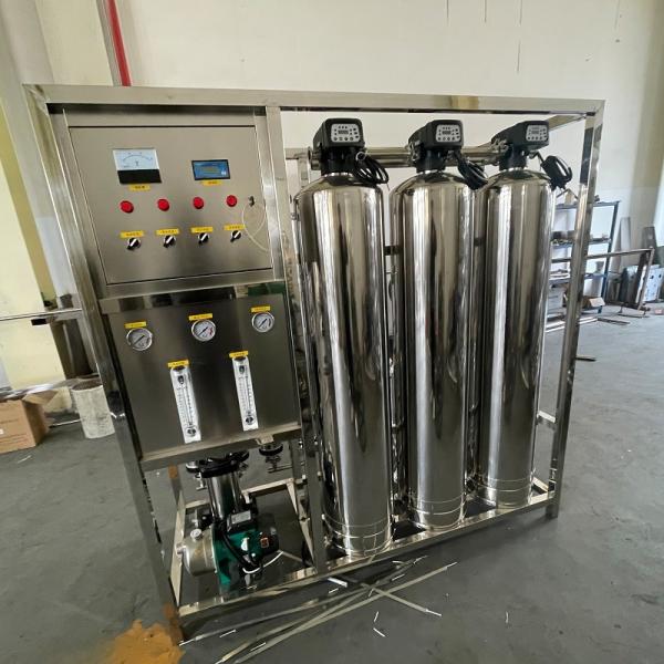Stainless Steel/FRP Vessel Water Purification Refilling Station Machine 300kg Capacity