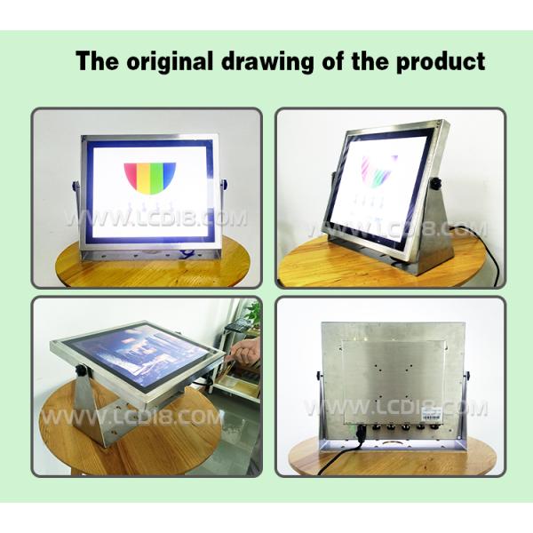 17 дюймовый из нержавеющей стали IP68 настенный монтаж Стол стоящий сенсорный экран водонепроницаемая наружная цифровая вывеска