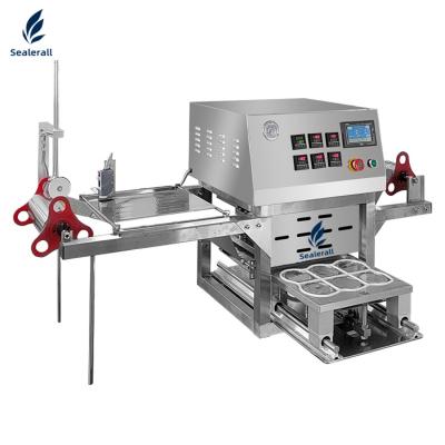 220V Stainless Steel Bowl Tray Sealer Fully Automatic Sealing Machine