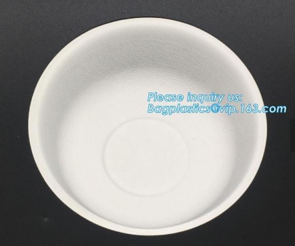 Sugarcane Bagasse Disposable Salad Bowl,biodegradable compostable sugarcane bagasse oval bowl 16oz,8oz 16oz 24oz 32oz bi