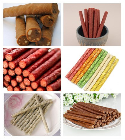 Machine à découper des bandes de viande /Ligne de transformation des aliments pour animaux de compagnie