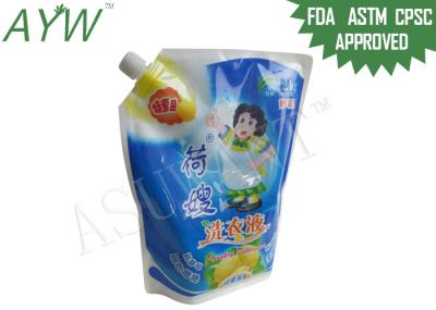 saco/sacos líquidos fluidos do bico da lavagem 2KG plástica para o empacotamento do detergente para a roupa dos líquidos