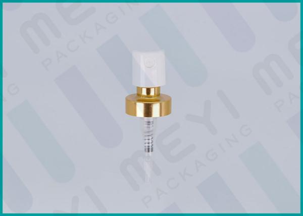 15/400 0.12cc Output Golden Perfume Spray Pump No Spill With White Actuator
