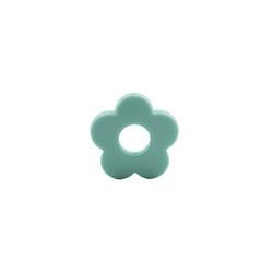 Silicone dos furos da flor que sai os dentes o grânulo 4.5cm para a colar da mastigação do grampo da chupeta de DIY