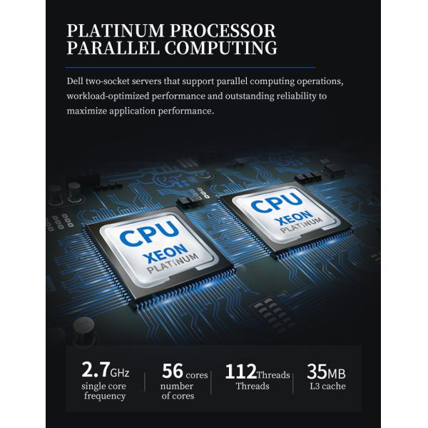 Производители Прямая продажа PowerEdge R440 Серверное шасси ПК Xeon процессор 4114