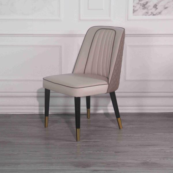 Стулья столовой PU стула задней части твердой древесины гостиницы высокой эластичной проложенные губкой