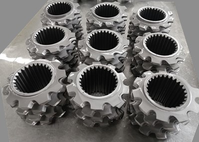 Segmentos de mezcla de la máquina del extrusor de los elementos del tornillo del modelo 95 ZME- Zahunmisch