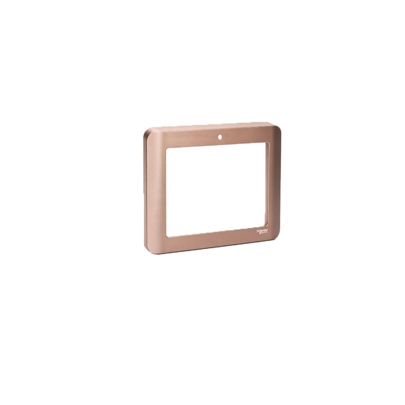 VDETC07_WE Schneider Xightor Video Door Entry Cover Frame Matt Bronze for 7-Inch Touchscreen Module