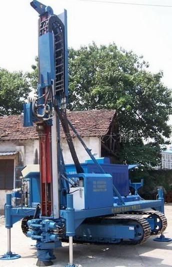 Ancorando o furo geotérmica e o equipamento bom da perfuração