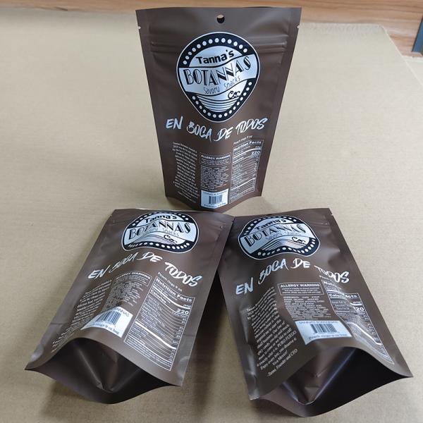 ​​Pantone-Matched Custom Logo Stand-Up Bags 10-Color Flexo Printing For Food Packaging Wholesale.