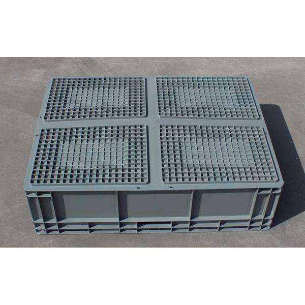 Bandeja plástica das caixas de armazenamento do Euro de 800*600*230 milímetro para o armazenamento industrial