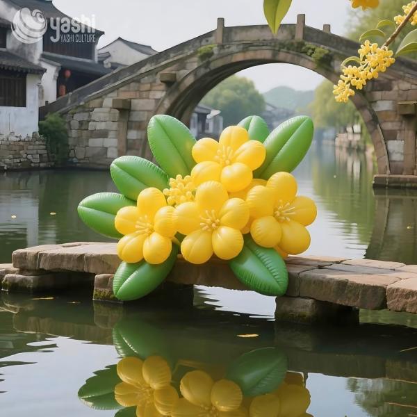 Customizable Inflatable Balloon Flowers for Outdoor Celebration Decoration
