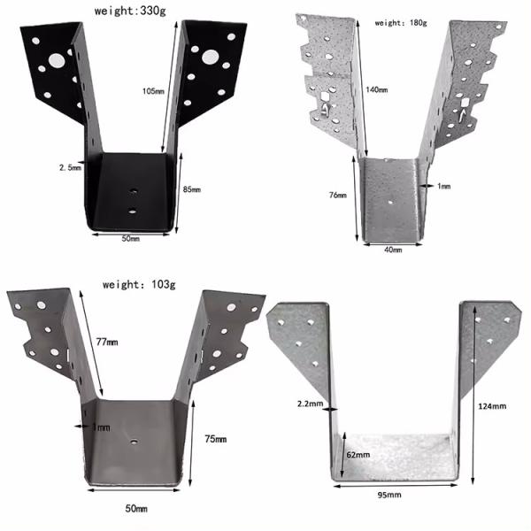 Steel Wood Construction Connectors For Superior Mechanical Connections
