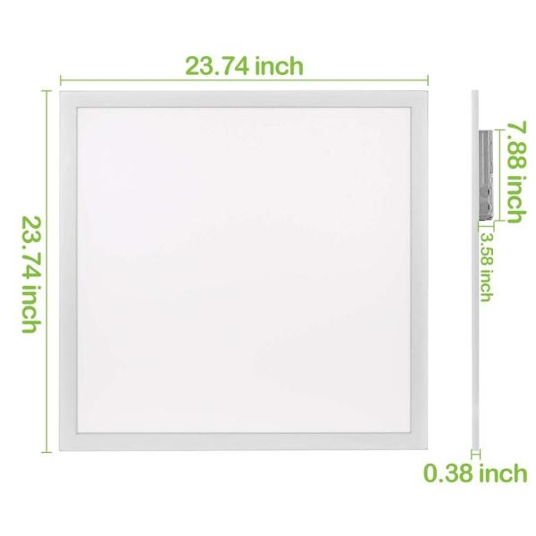 Square Aluminum Alloy Drop Ceiling LED Lights 2x2 Acrylic LED Backlight Panel