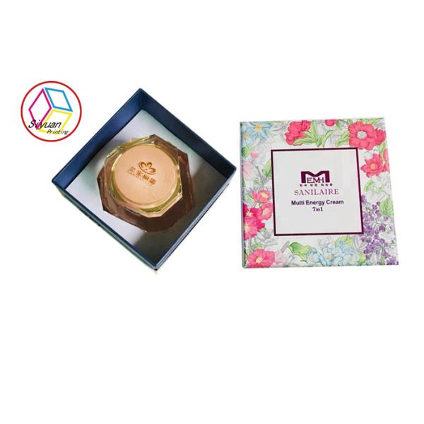 White Two Pieces EVA Insert Cosmetic Gift Box For Perfume Packaging