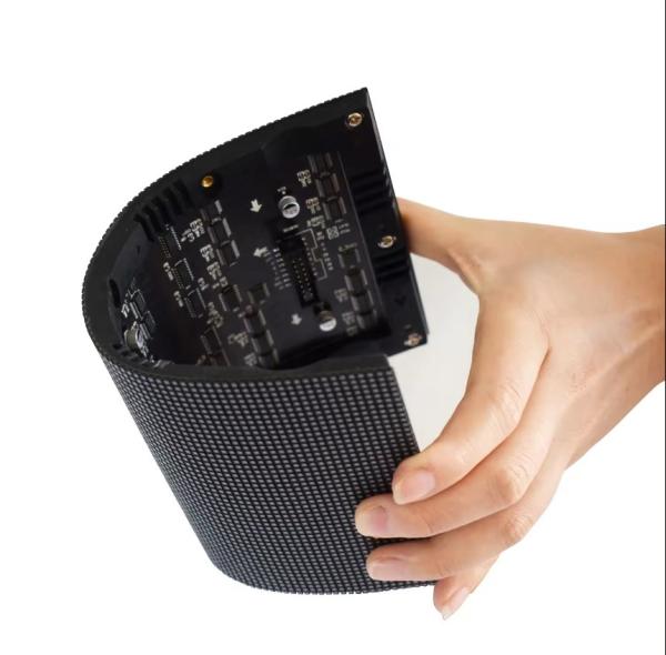 P1.25 Flexible LED Display Screen SMD1010  600-1000nits14bit IP20 For S-shaped