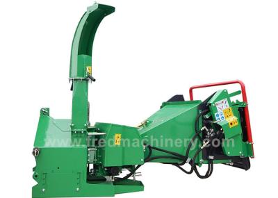 30 - 70HP Tractor 5 Inch Wood Chipper With Double Horizontal Rollers