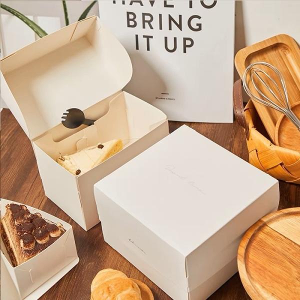 Custom Square Mousse Cake Packaging Box - Food Grade Paperboard