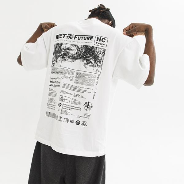 Graphic Design Stylish Mens T Shirts Hiphop Cool Style Customized Logo