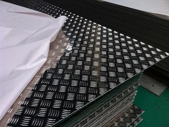 5 Bar Aluminium Checker Plate For Refrigerated Car Skid Plate