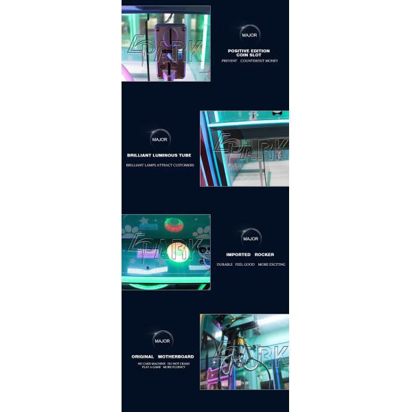 Transparent Wall Pink Dream Toy Claw Crane Game Machine