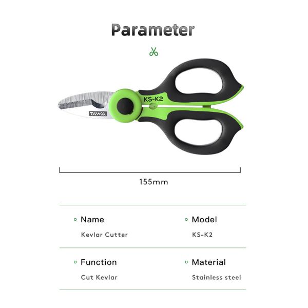 El prensar rápido de acero inoxidable de la cuchilla del cortador de Kevlar de la fibra óptica KS-K2 Scissor la cuchilla