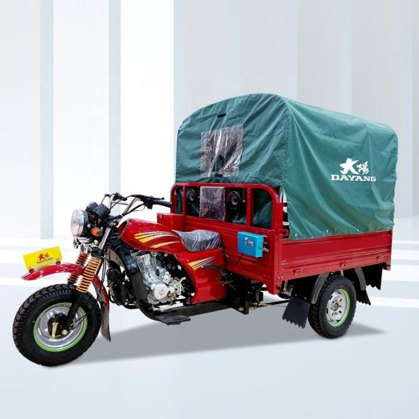 3-Wheel Motorized Tricycle with 5 2 Rear Spring Leafs and 2.0m Cargo Box in Hot Demand