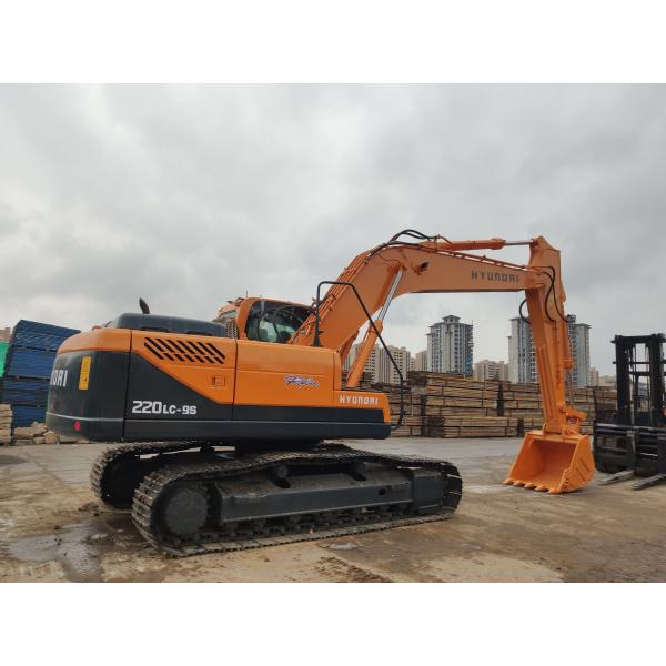 Good Condition Hyundai 220-9s Excavator 22000 KG Machine Weight 0-2000 Working Hours