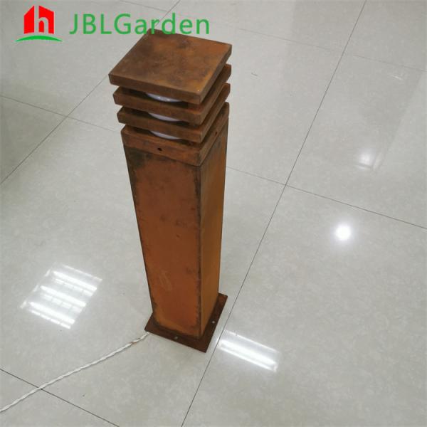 Customized Garden Lights Decorative Metal Corten Steel Garden Lights IP65 IP66