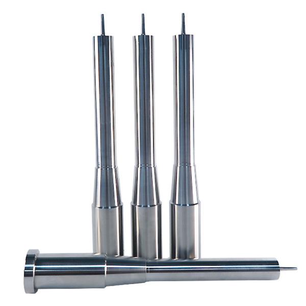 Custom CNC Machining Parts Collapsible Core Helical Spindle Nozzle and Sprue Sleeve