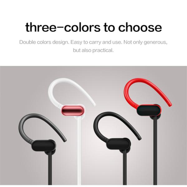 ABS Plastic Earhook Wired In Ear Earphones 16Ω Anti UV Powerful