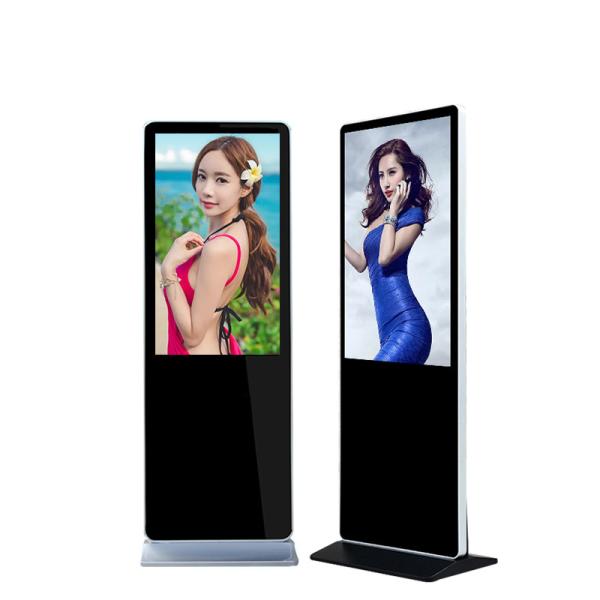 UHD 4K 43 inch Floor stand WIFI Android LED advertising display Kiosk with wireless network remote control function