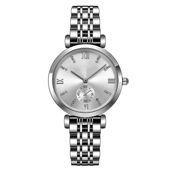 OEM Zinc Alloy Quartz Watch Lady 5 Atm Water Resistant Watch