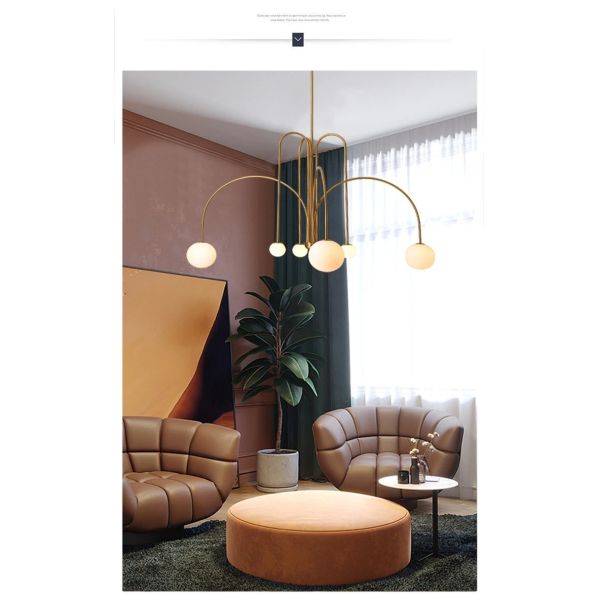 Nordic Minimalist Pendant Light for Living Room Restaurant Lamp（WH-AP-668）