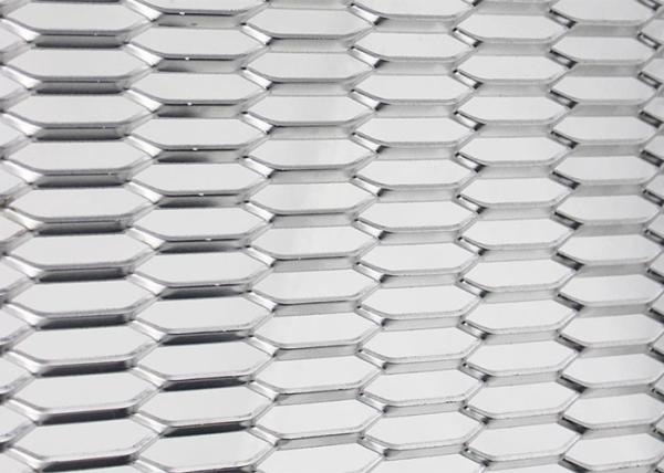 Agujero hexagonal de malla extendida de aluminio galvanizado de 1,2x2,4 m