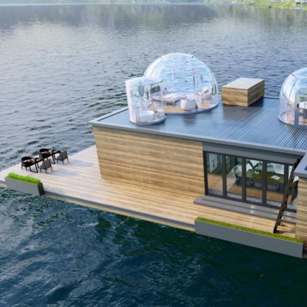 Elevate Your Outdoor Camping Experience Contemporary Star Rooms with Transparent Soundproof in Popular Hotel Homestay