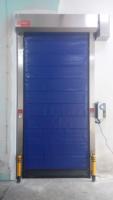 Puerta de persiana rápida de PVC de alta velocidad personalizada 304 Material de acero inoxidable para mejorar el rendimiento del negocio Puerta de cremallera