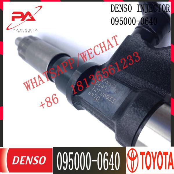 Conjunto do injetor de combustível diesel 095000-0640 095000-0641 23670-29025 23670-29026 para TOYOTA COROLLA 1SD-FTV