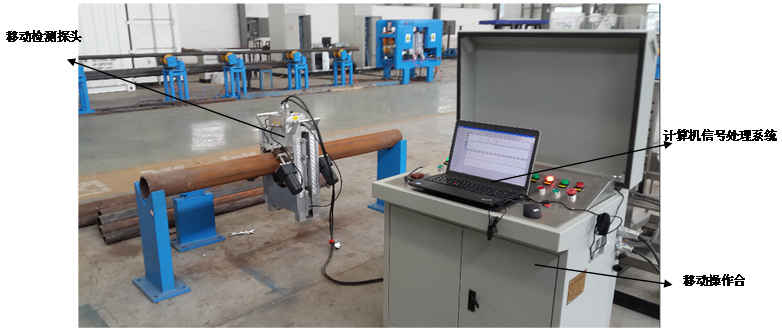 Mobile drill pipe magnetic flux leakage detection equipment HMTD