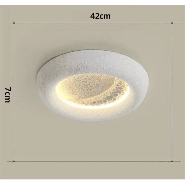 kids room decorative lighting fixture cream breeze Minimalist Wabi Sabi moon ceiling light(WH-MA-302)